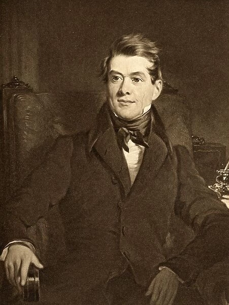 Christian Freidrich Stockmar, Baron Stockmar, 1787-1863. Anglo-Belgian Diplomat And Courtier. From The Portrait By John Partridge From The Book The Letters Of Queen Victoria 1844-1853 Vol Iipublished 1907