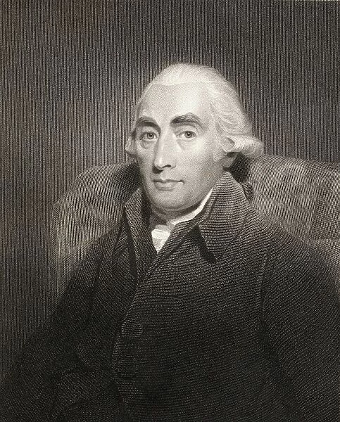 Joseph Black 1728-1799. British Chemist And Physicist. From The Book 'Gallery Of Portraits'Published London 1833