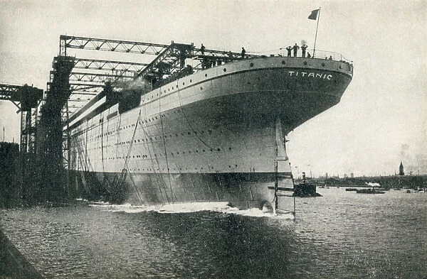 Launching Of The Rms Titanic Of The White Star Line At The Harland And Wolff Shipyards, Belfast On 31 May, 1911