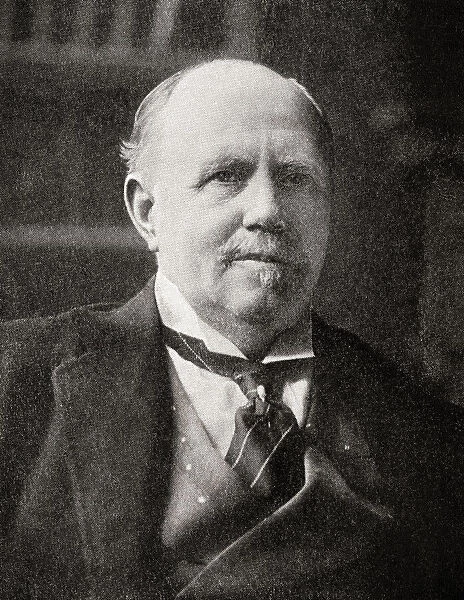 Portrait of Sir Thomas Sutherland, 1834 - 1922. British banker, politician and founder of The Hongkong and Shanghai Banking Corporation. From The Business Encyclopedia and Legal Adviser, published 1920; England