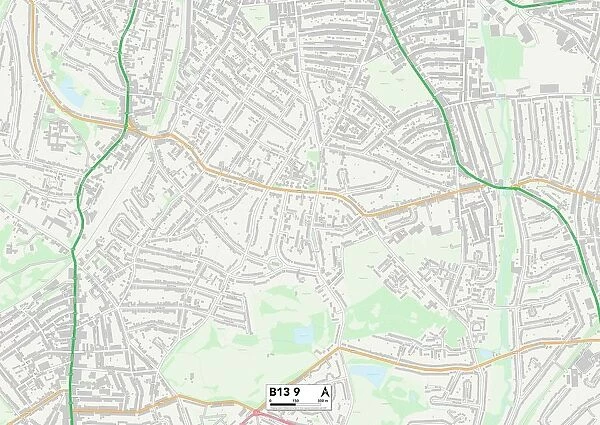 Birmingham B13 9 Map