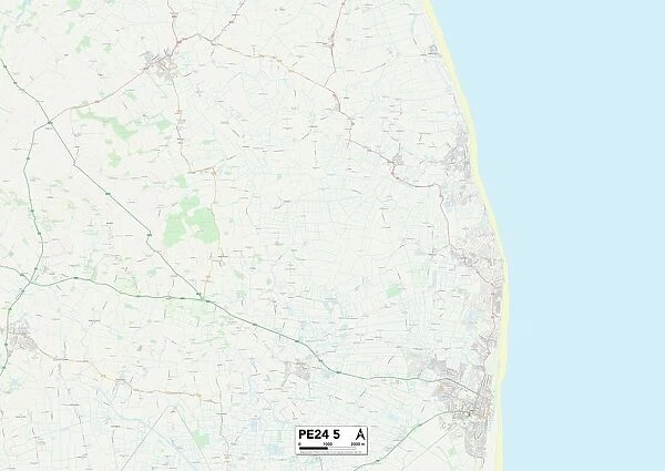 East Lindsey PE24 5 Map