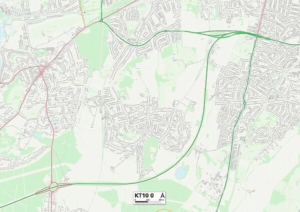 Elmbridge KT10 0 Map