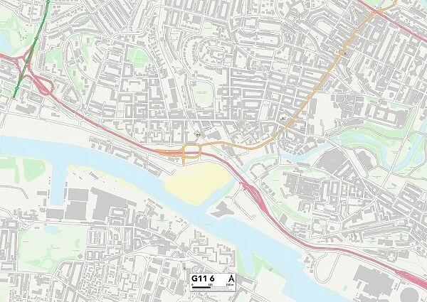 Glasgow G11 6 Map