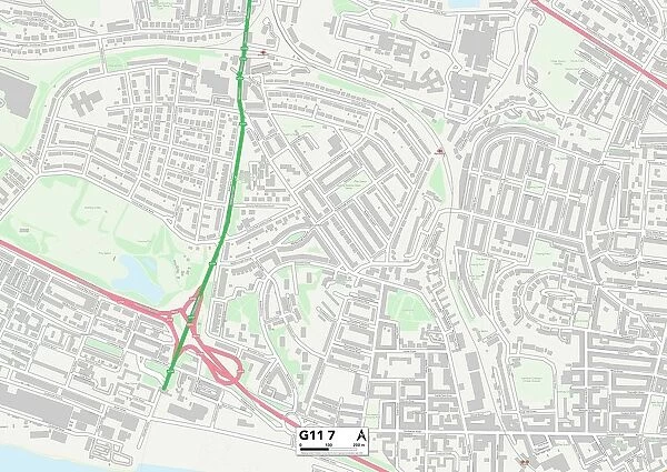 Glasgow G11 7 Map