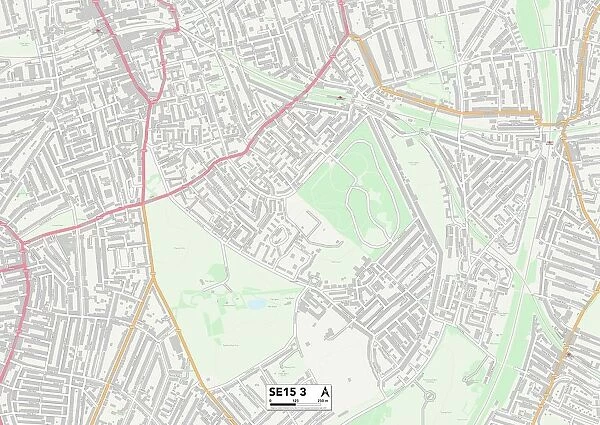 Lewisham SE15 3 Map