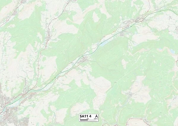Neath Port Talbot SA11 4 Map