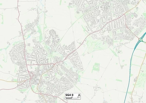 North Hertfordshire SG4 0 Map