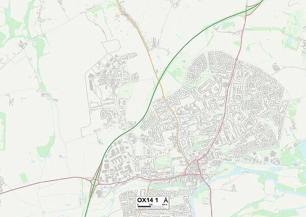 South Oxfordshire OX14 1 Map