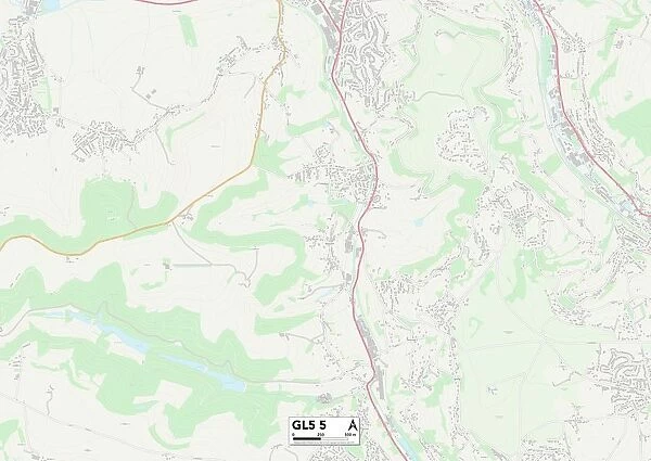 Stroud GL5 5 Map