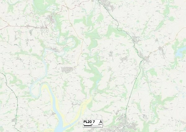 West Devon PL20 7 Map