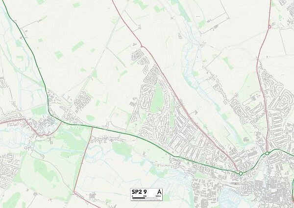Wiltshire SP2 9 Map