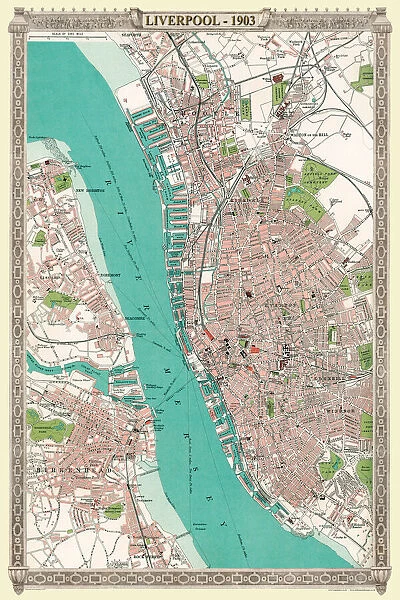Old Map of Liverpool 1903