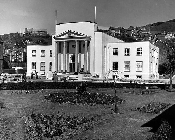 Aberystwyth, new Town Hall, Ceredigion, West Wales, 2nd May 1962