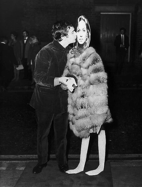 Dudley Moore Actor with model of wife Actress Suzy Kendall