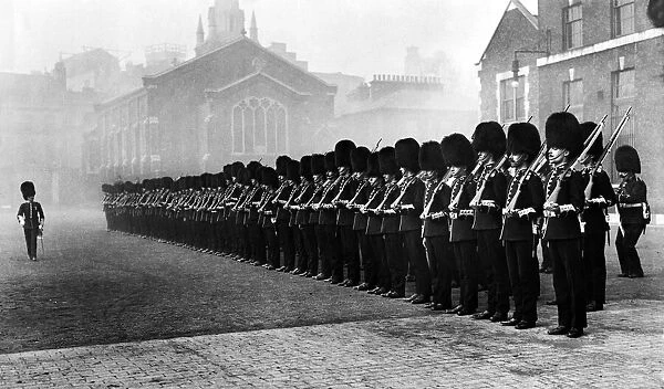 The Honourable Artillery Company form up, London, circa 1910