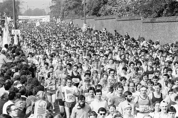 London Marathon 1982, Sponsored by Gillette, Sunday 9th May 1982
