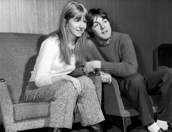 Paul McCartney & Jane Asher, Glasgow, Scotland, Sunday 10th December 1967
