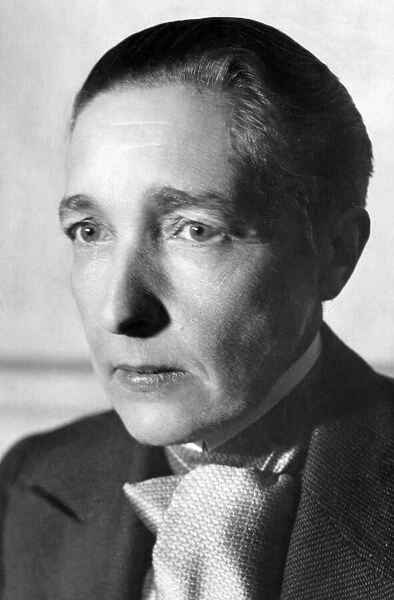 Radclyffe Hall, authoress of the 'The Well of Loneliness'. Circa 1934