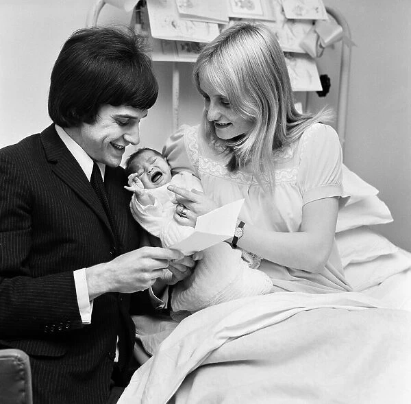Ray Davis Lead singer of the Kinks, May 1965 with his wife Rosa