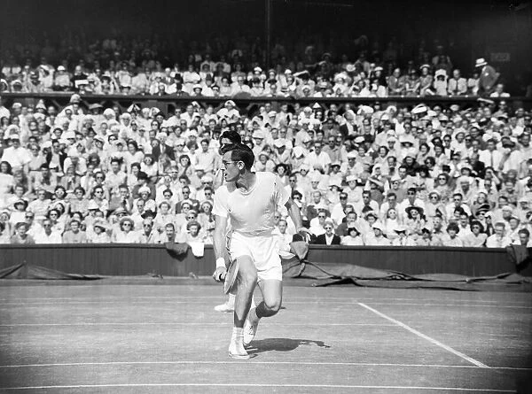 Tennis Wimbledon Mens Doubles Final. 1949 Mrs Todd