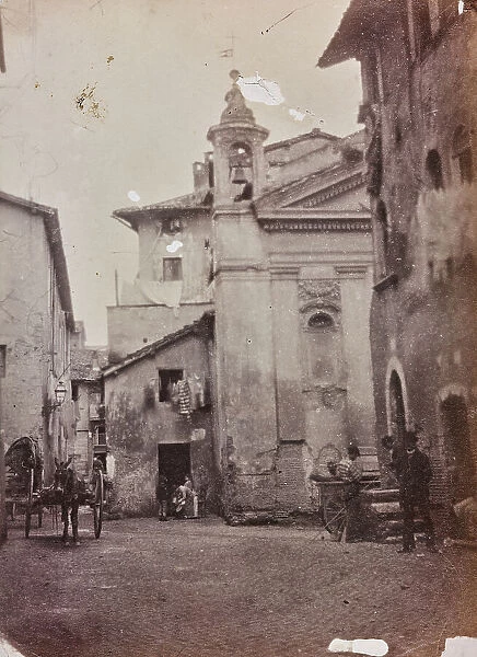 The Church of Santa Bonosa in Trastevere, Rome. The church was destroyed in 1888