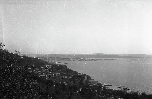 View of Trieste with the Victory Lighthouse