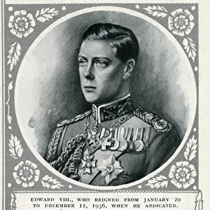 Abdication of King Edward VIII in 1936