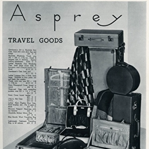 Advert for Asprey travel goods 1936