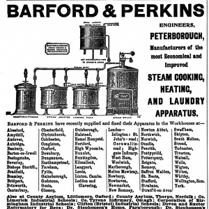 Advertisement for workhouse kitchen equipment