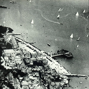 Aerial view of Cowes, Isle of Wight