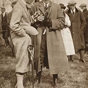Albert, Duke of York at a meet of the Pytchley Hunt