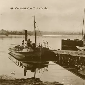 Alloa Ferry over the River Forth, Scotland