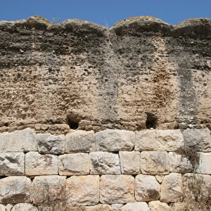 Ampurias. Wall. 1st century B. C Catalonia. Spain