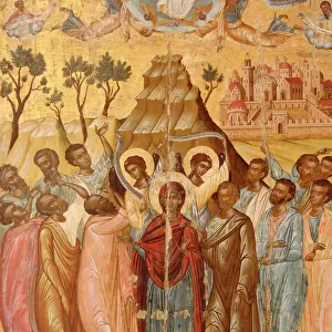 The Ascension. First half of the 17th century. Byzantine Mus