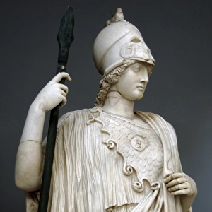The Athena Giustiniani. Roman copy of a Greek statue of Pall