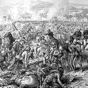 The Battle of Ulundi. Inside the square
