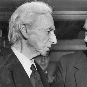 Bertrand Russell, British writer, pacifist etc