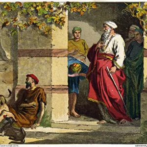 Bible, New Testament: parable of Lazarus and the rich man
