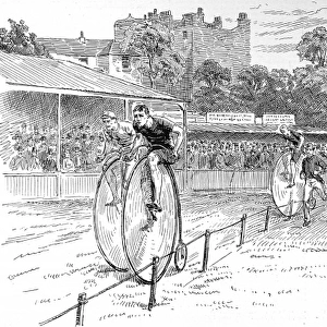 Bicycle Race at the Oval, 1888