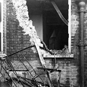 Blitz in London -- Greycoat Hospital, Westminster, WW2