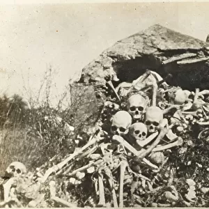 Broken Mass grave at Skiathos, Greece