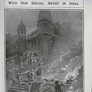 Burning ghats, Benares