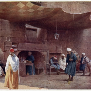 Cafe in Cairo 1904