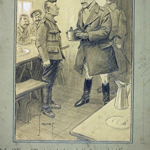Cartoon, Killing a Grouse, WW1