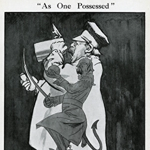 Cartoon, As One Possessed, WW1