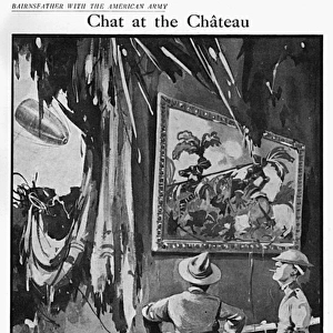 Chat at the Chateau, by Bairnsfather