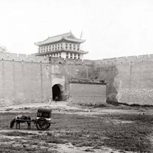 City wall, China, c. 1900