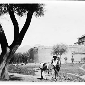 City walls, Peking, Beijing, China, c. 1910