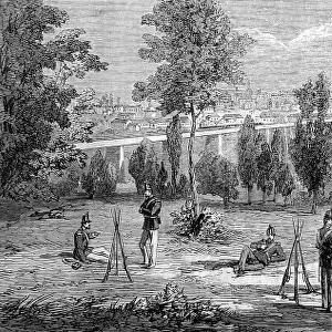 The Civil war in America; view of Richmond, the capital of V